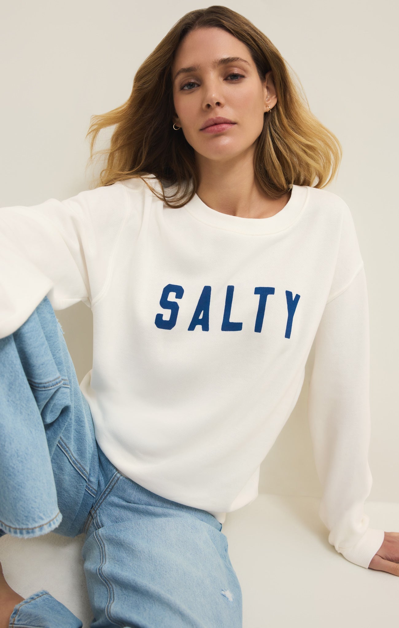 Z Supply  Salty Boyfriend Sweatshirt