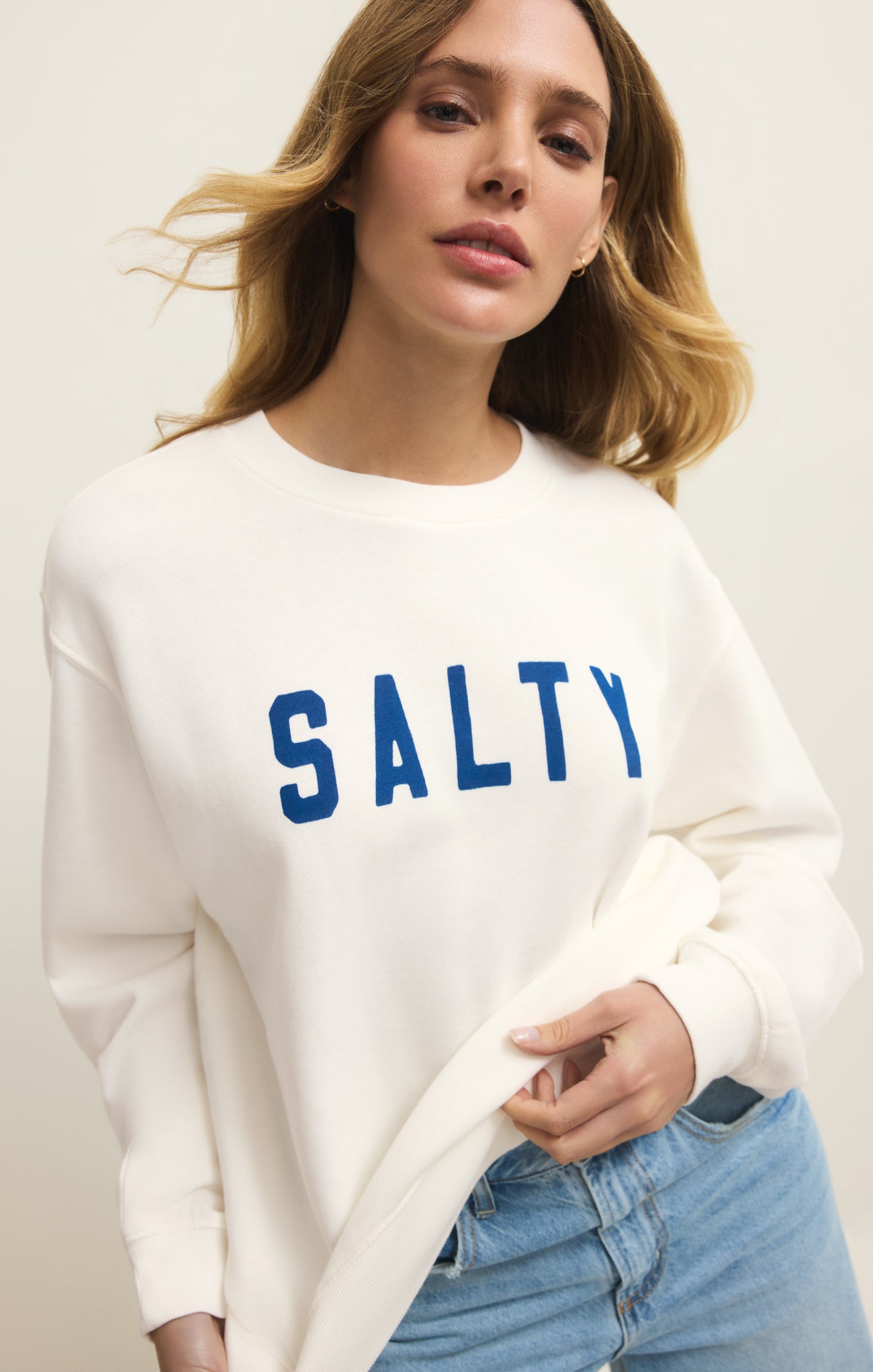 Z Supply  Salty Boyfriend Sweatshirt