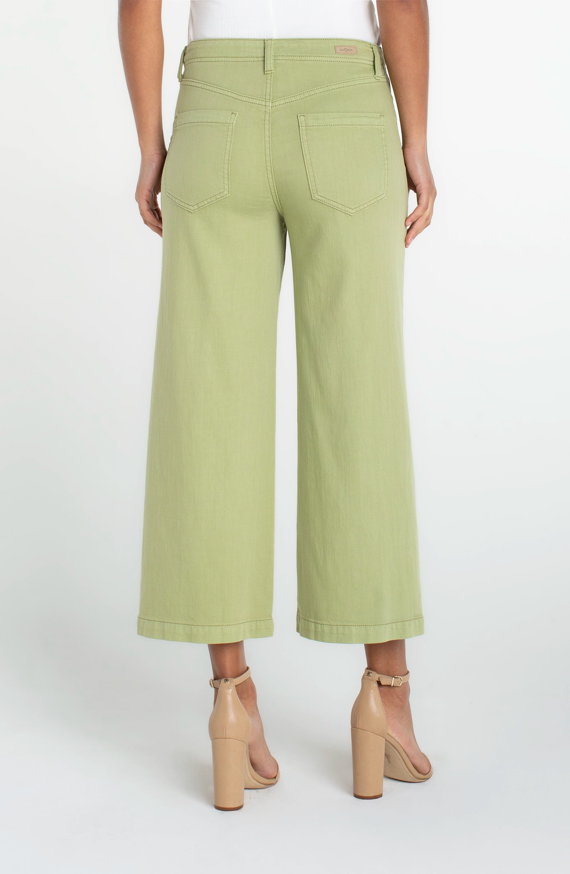 Liverpool Utility Crop Wide Leg Pants