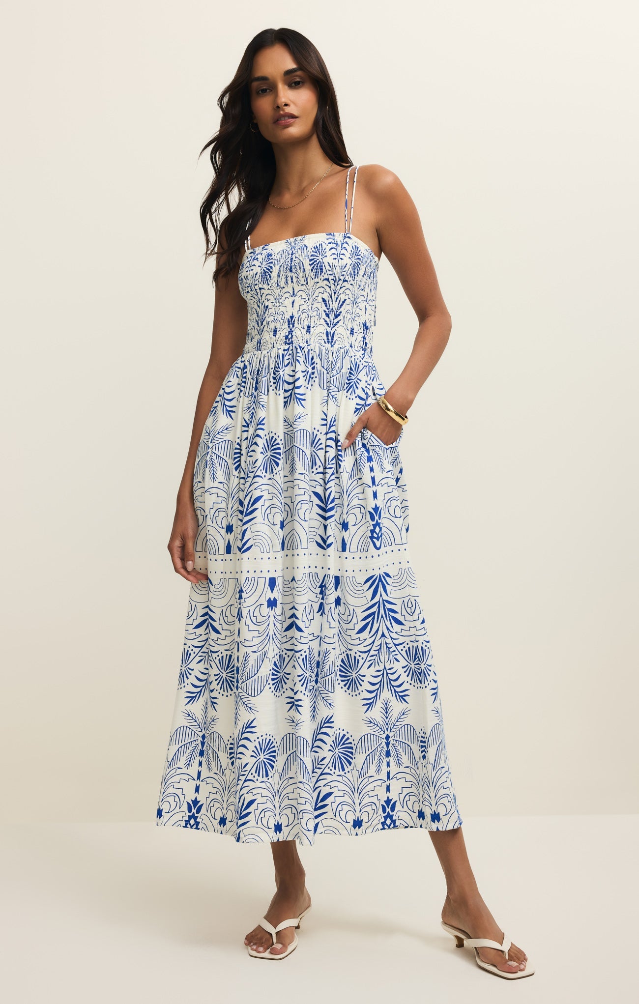Z Supply  Nadine Palm Maxi Dress