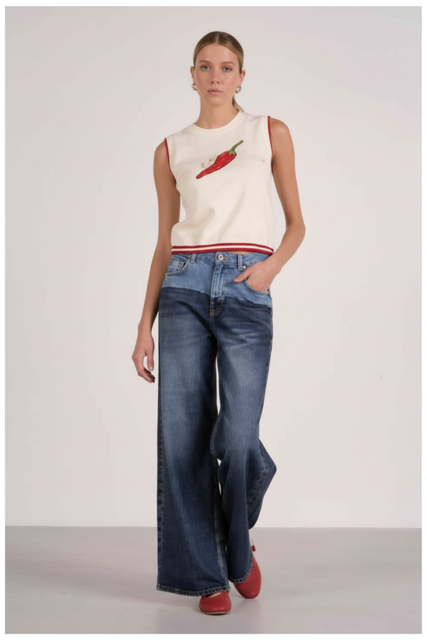 Elan Sleeveless Crewneck Sweater